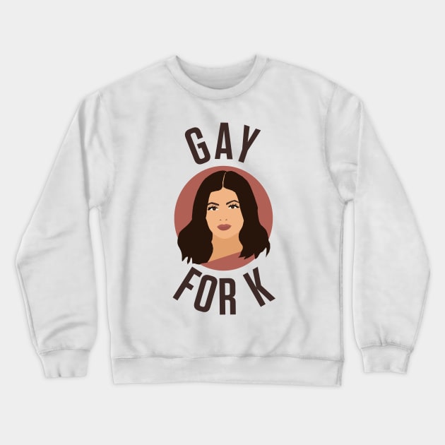 Gay For K - Kylie Jenner Crewneck Sweatshirt by ursoleite